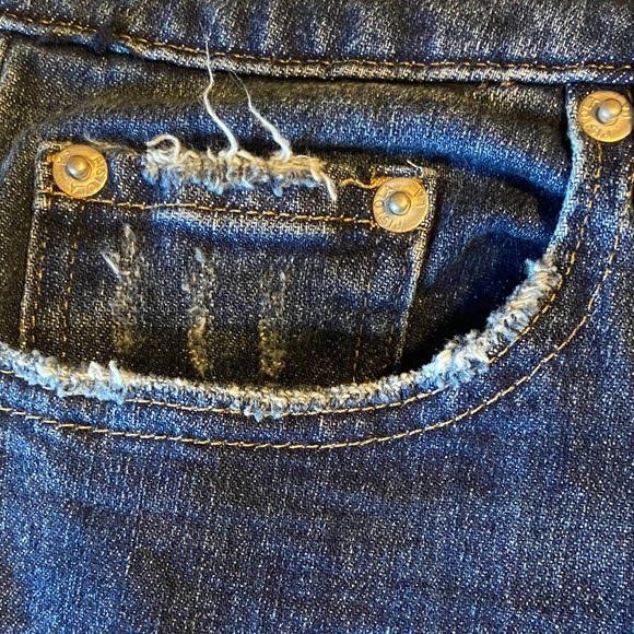 PISTOLA Cara Essex Distressed Jeans in Dark Wash Size 27 - Picture 8 of 13